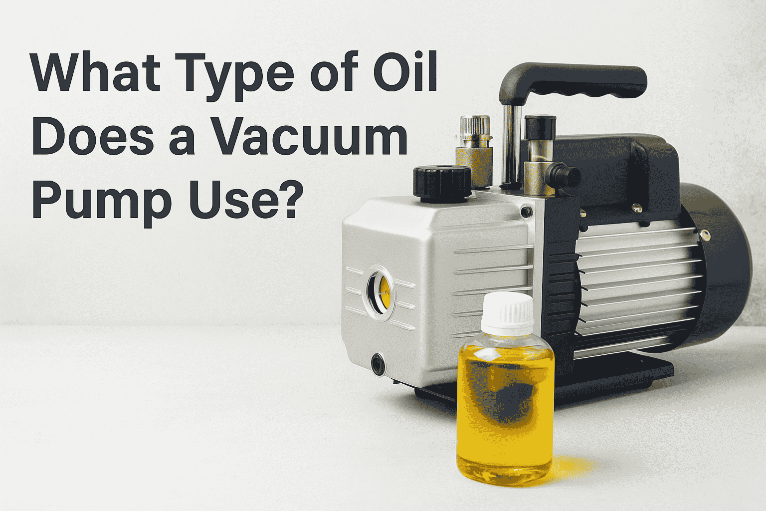 What Type of Oil Does a Vacuum Pump Use?