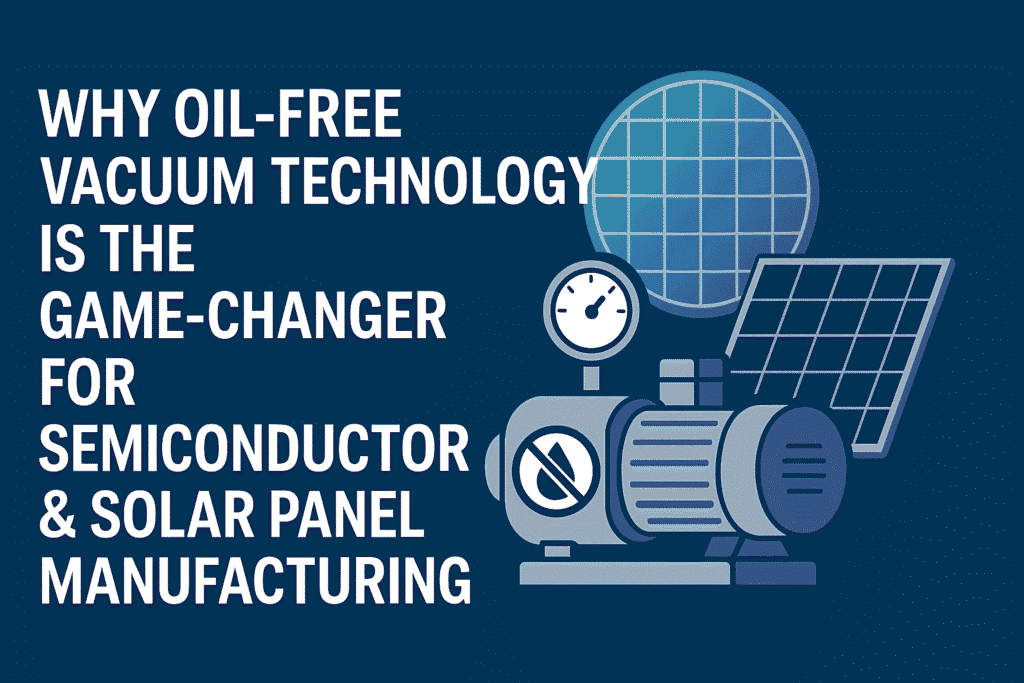 Why Oil Free Vacuum Technology is the Game Changer for Semiconductor Solar Panel Manufacturing